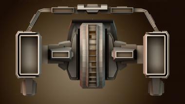 3D модель Корабль космический бомбардировщик (STL)