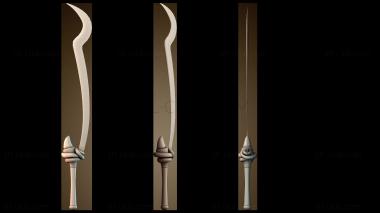 3D модель Меч рейдера (STL)