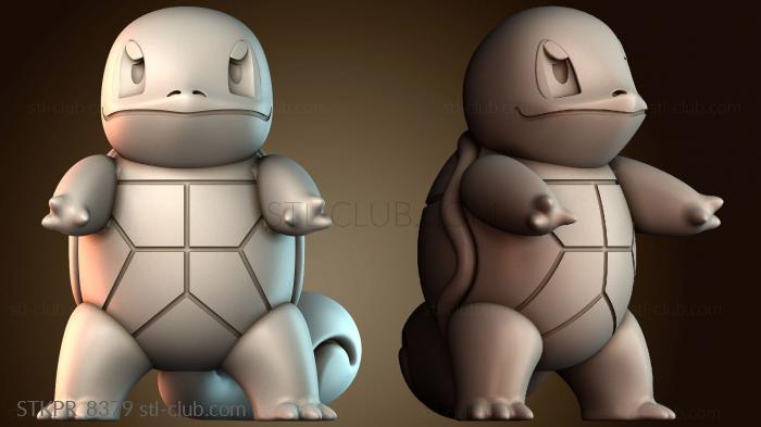 Статуэтки упрощенные Сквиртл покемон