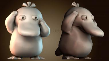 3D модель Psyduck покемон (STL)
