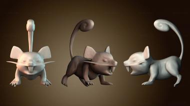 3D модель Раттата (STL)