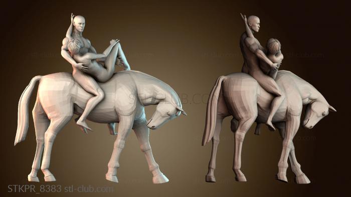 Статуэтки упрощенные Ездить верхом