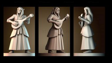 3D модель Миссис Эльфийский Бард (STL)