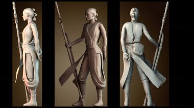 3D модель Мисс Рей (STL)