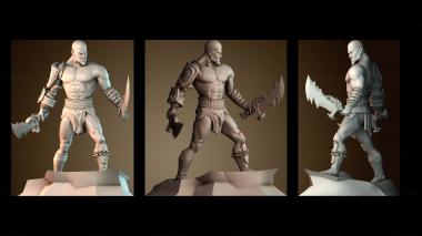 3D модель Мистер Кратос (STL)