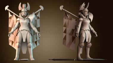 3D модель Командир легиона dota 2 (STL)