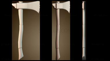 3D модель Средневековый топор (STL)