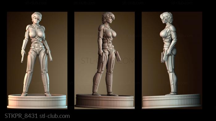 Статуэтки упрощенные Мисс Sci FI