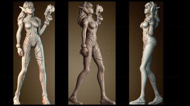 3D модель Мисс Д.ва игра (STL)