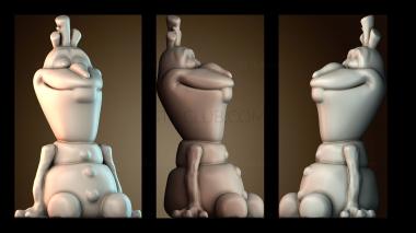 3D модель Олаф Анна Эльза Олаф Кристофф Свен (STL)