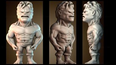 3D модель Chibi hulk wiesner (STL)