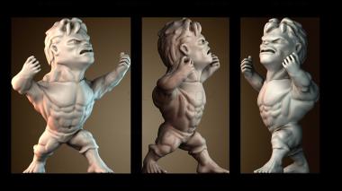 3D модель Chibi hulk wiesner (STL)