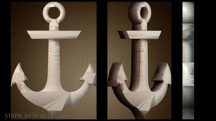 Статуэтки упрощенные Якорь