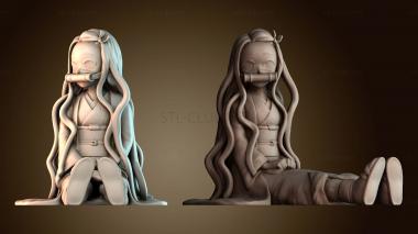 3D модель Мисс Камадо Незуко Кимэцу но Яиба (STL)