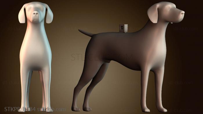 Статуэтки упрощенные Брелок собака