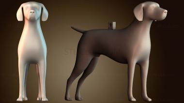 3D модель Брелок собака (STL)