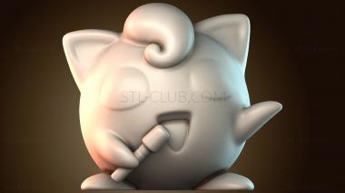3D модель Джигглипуфф Покемон (STL)