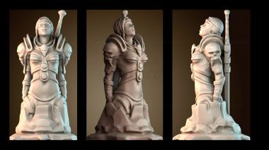 3D модель Knight andreas boehler de noinfill (STL)