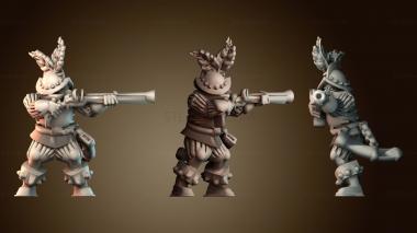 3D модель Конкистадор мушкетер (STL)