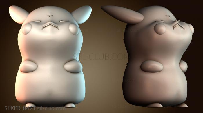 Статуэтки упрощенные Объединенный пикачу покемон