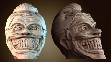 3D модель Фигурка Мисс Джокер с зажимом для головы (STL)