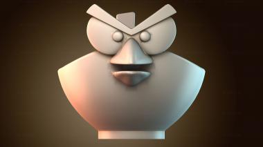 3D модель Подставка для яиц Angry Bird (STL)