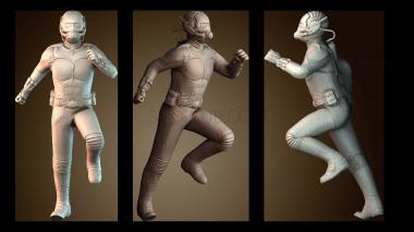 3D модель Человек муравей супергерой (STL)