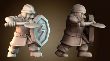 3D модель Гном солдат (STL)