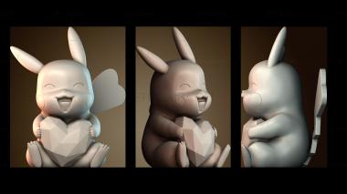 3D модель Пикачу Покемон (STL)