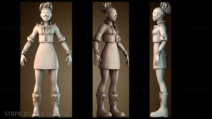 Статуэтки упрощенные Мисс Киберпанк подросток