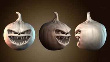 3D модель Счастливого Хэллоуина (STL)