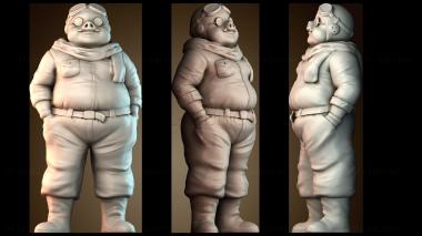 3D модель Марко Пагот Porco Rosso (STL)