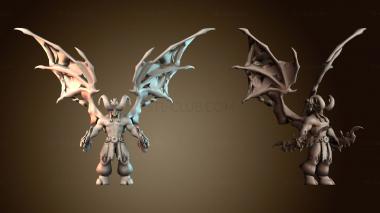 3D модель Демон Иллидан dota2 (STL)