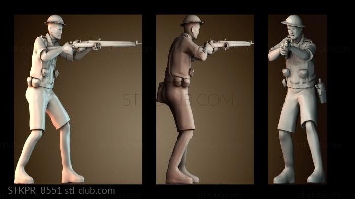 Статуэтки упрощенные Войска пустыни