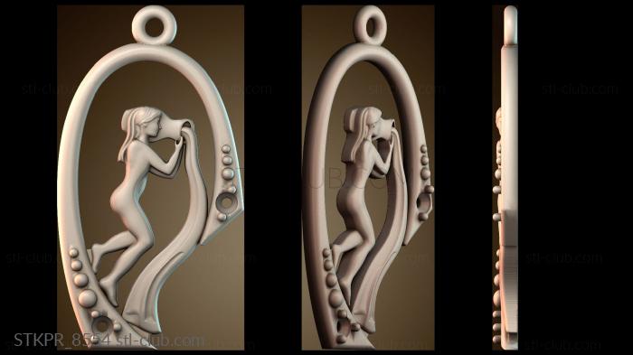 Статуэтки упрощенные Медальон Подвеска