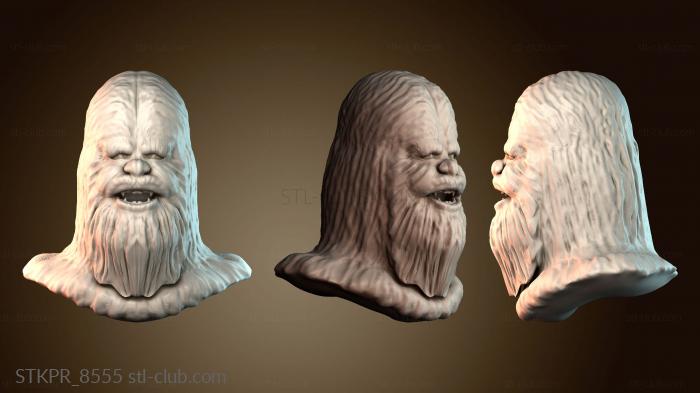 Статуэтки упрощенные Голова Чубакки