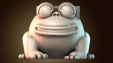 3D модель Лягушка (STL)