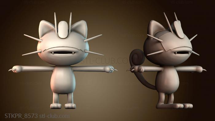 Статуэтки упрощенные Мяут покемон