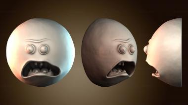 3D модель Кричащее Солнце (STL)