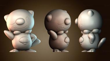 3D модель Ошавотт Покемон (STL)