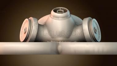 3D модель Биологическая опасность подвеска (STL)