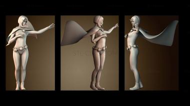 3D модель Мисс Рэйвен юные титаны (STL)