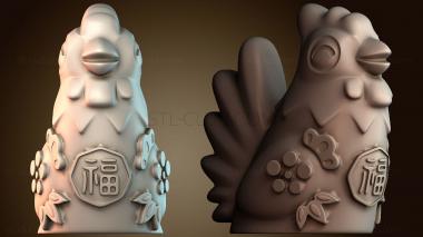 3D модель Петух (STL)