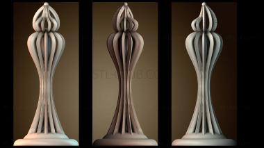 3D модель Слон шахматы (STL)