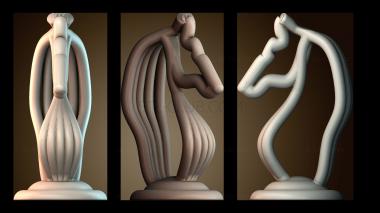 3D модель Сетка рыцаря шахматы (STL)