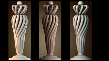 3D модель Королева шахматы (STL)