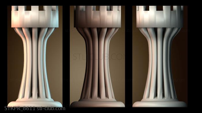 Статуэтки упрощенные Ладья шахматы