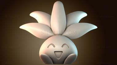 3D модель Оддиш покемон (STL)