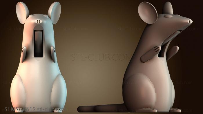 Статуэтки упрощенные Кусачая крыса