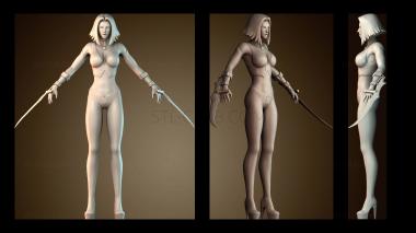 3D модель Мисс Бладрейн (STL)